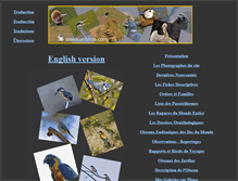 Tablet Screenshot of oiseaux-birds.com